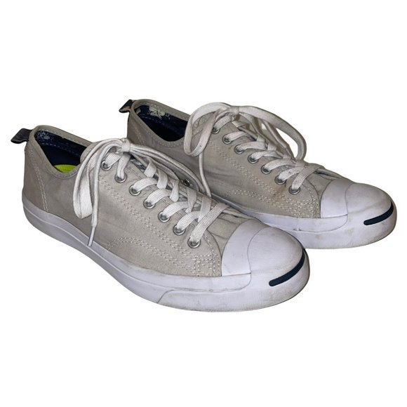 Converse Jack Purcell Hawaiian Twill Men's Mouse/Inked/White Sneakers Size 10.5